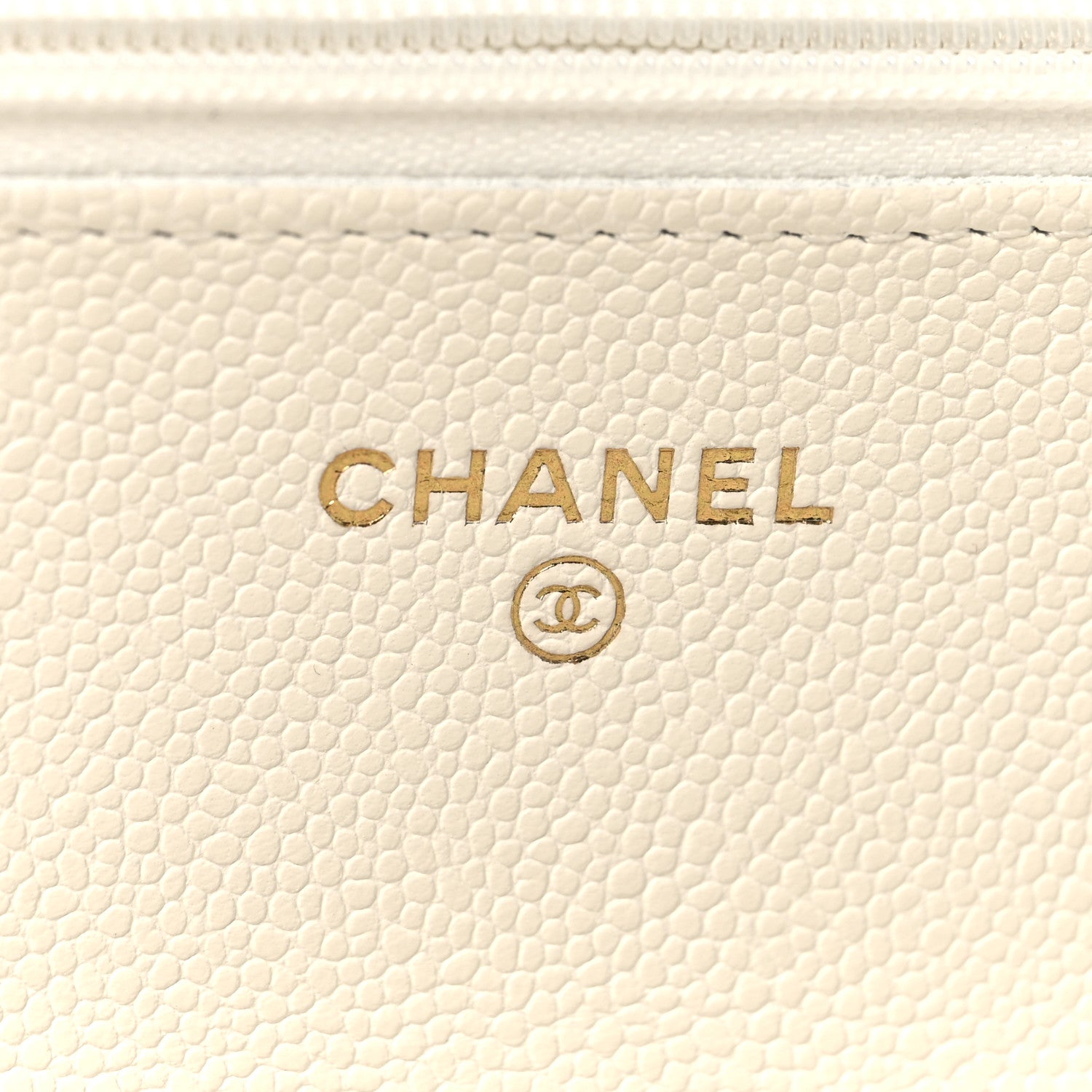 Chanel Caviar Quilted Wallet On Chain WOC White 6 of 12