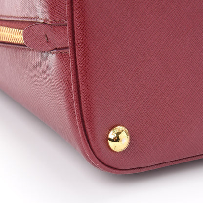 Prada Saffiano Lux Large Promenade Tote Cherry 11 of 13