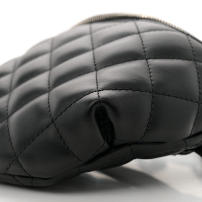 Chanel Lambskin Quilted Waist Belt Bag Black 10 of 10