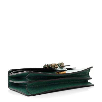 Gucci Dollar Calfskin Crystal Small Dionysus Shoulder Bag Emerald 4 of 12