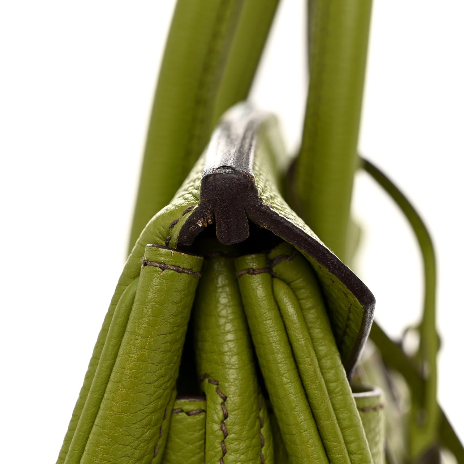 Hermes Togo Birkin 30 Vert Anis 13 of 14