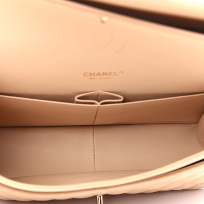 Chanel Caviar Quilted Jumbo Double Flap Light Beige 5 of 10