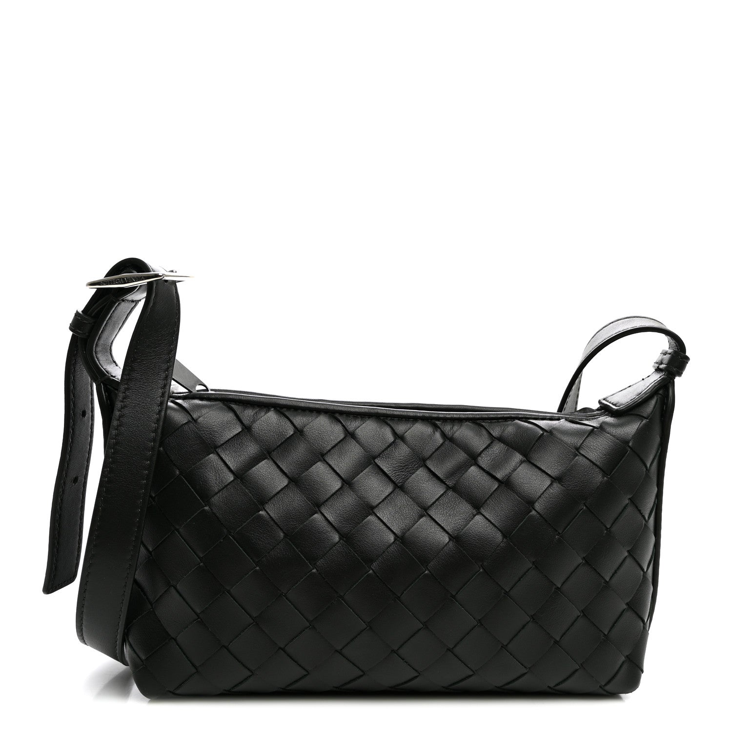 Bottega Veneta Calfskin Intrecciato Traveler Phone Pouch Dark Green 1 of 9