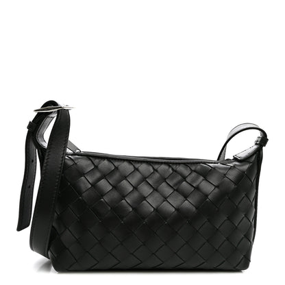 Bottega Veneta Calfskin Intrecciato Traveler Phone Pouch Dark Green 1 of 9