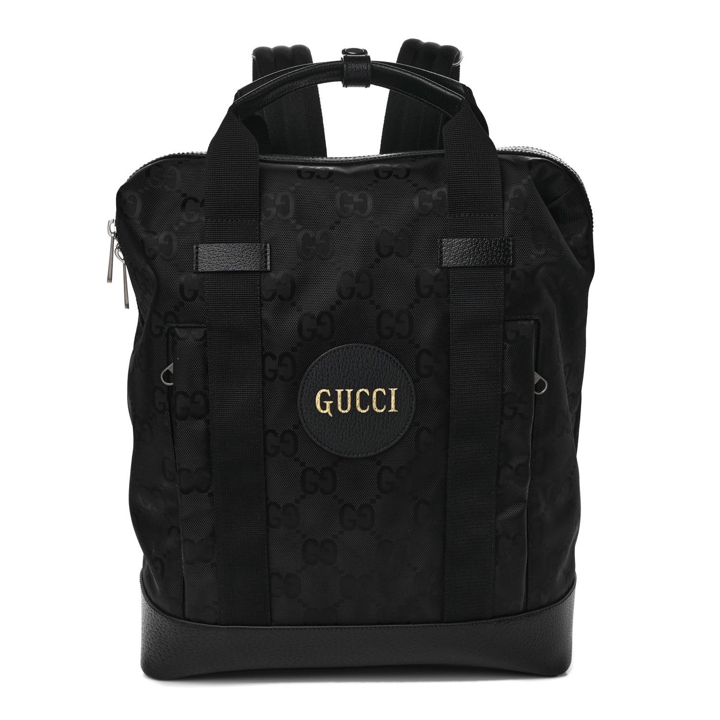 Econyl Nylon Monogram Off The Grid Tote Backpack Black