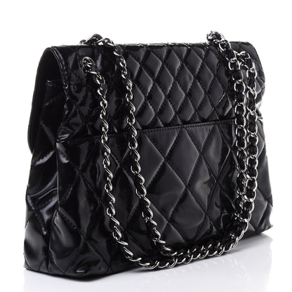 Chanel Vinyl Quilted In the Business Flap Bag Black 2 of 4