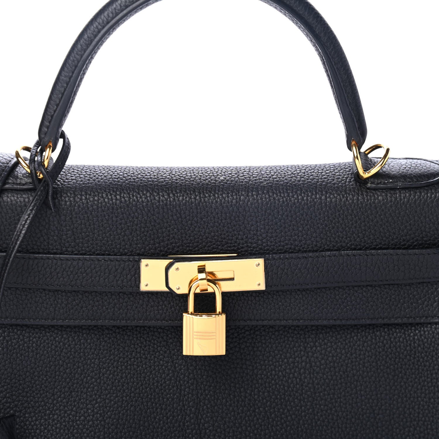 Hermes Togo Kelly Retourne 32 Black 7 of 11