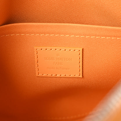 Louis Vuitton Grained Calfskin Aerogram City Keepall Safran Yellow 6 of 9