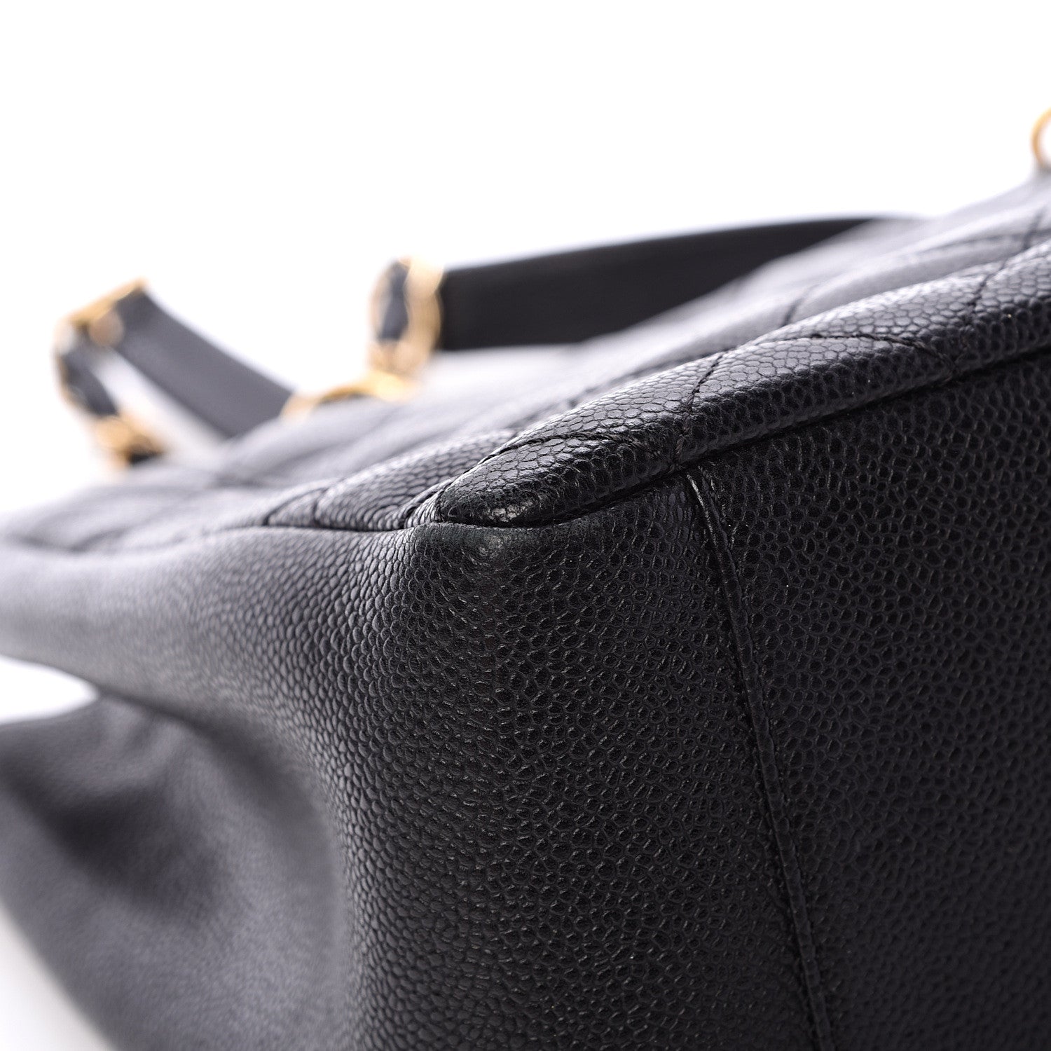 Chanel Caviar Quilted Grand Shopping Tote GST Black 13 of 14