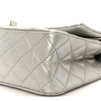 Chanel Metallic Lambskin Quilted 2.55 Reissue 226 Flap Silver 10 of 11