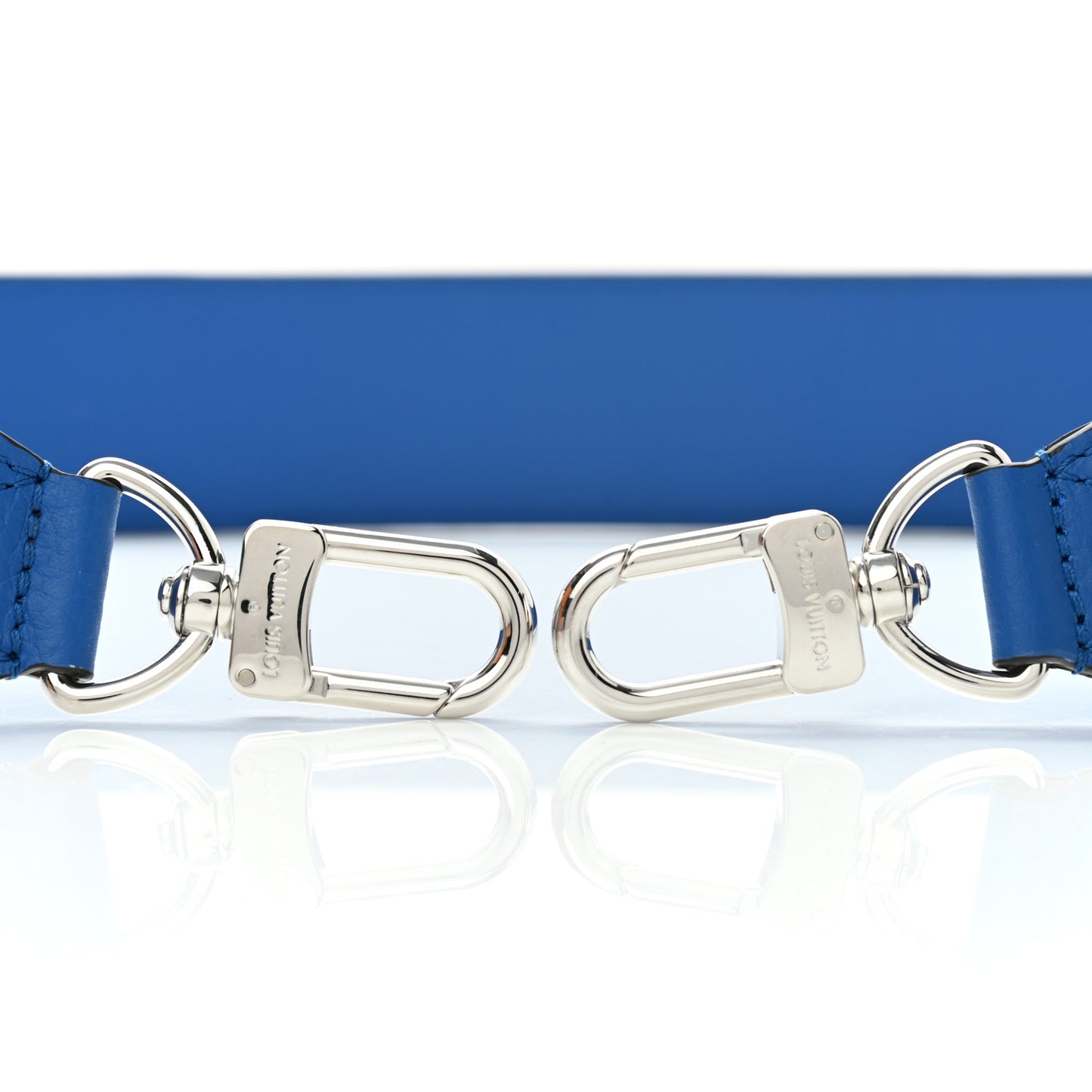 Taurillon Bandouliere Shoulder Strap Blue