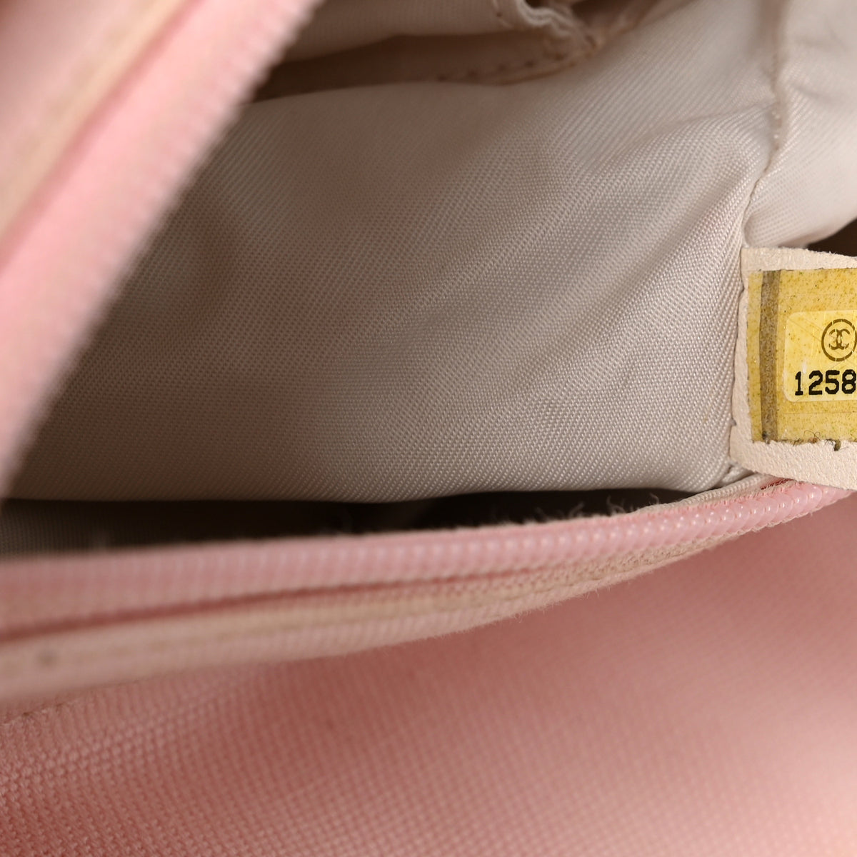 Chanel Coated Canvas Quilted Small Paris Biarritz Tote Light Pink 7 of 10