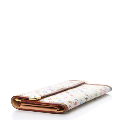 Louis Vuitton Monogram Multicolor Porte Tresor International Wallet White 4 of 7