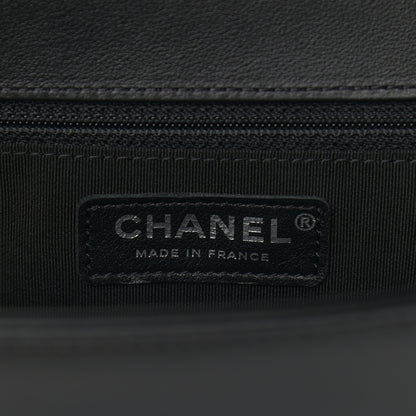 Chanel Calfskin Quilted New Medium Boy Flap So Black 6 of 10