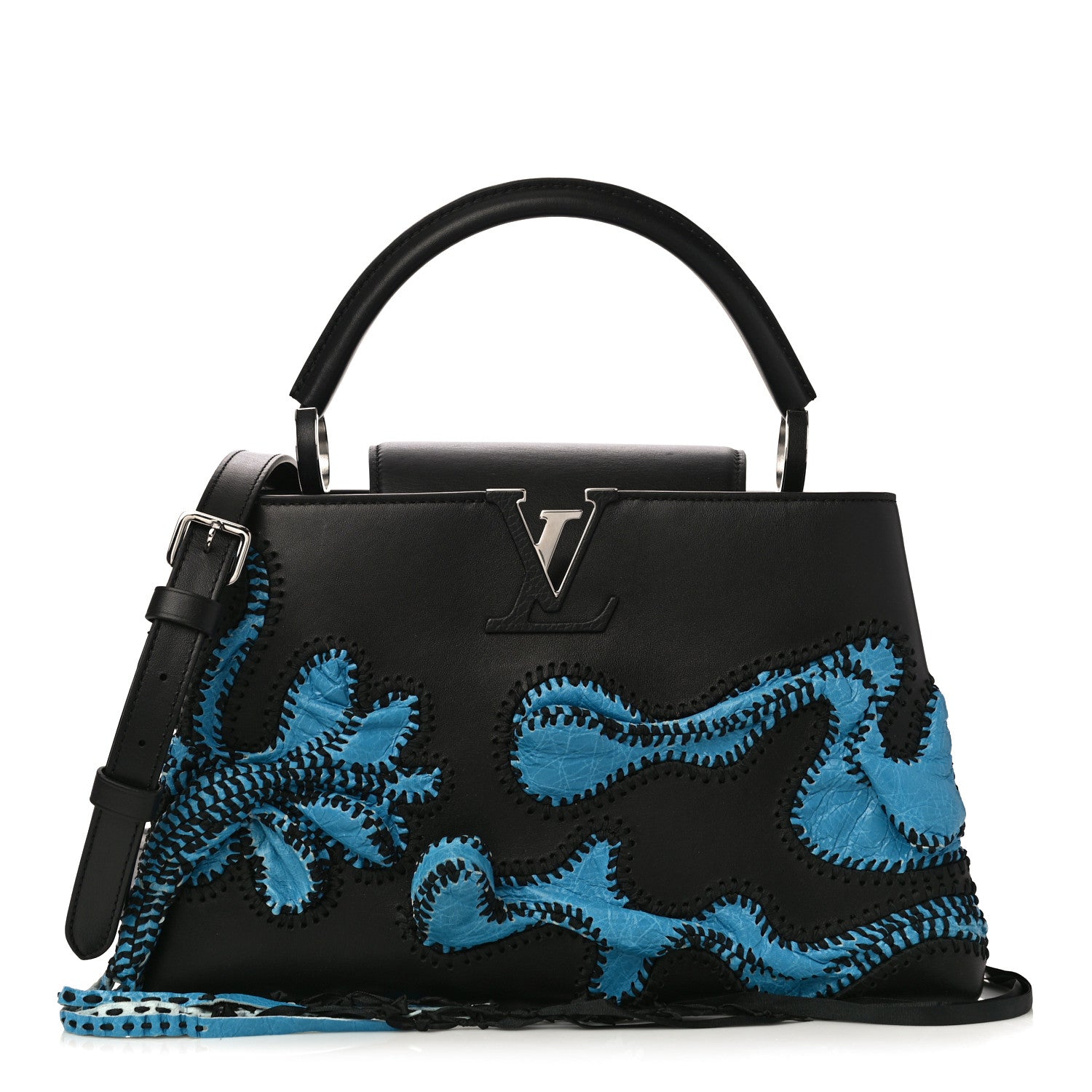 Louis Vuitton Calfskin Lambskin Artycapucines Nicholas Hlobo PM Black 1 of 23
