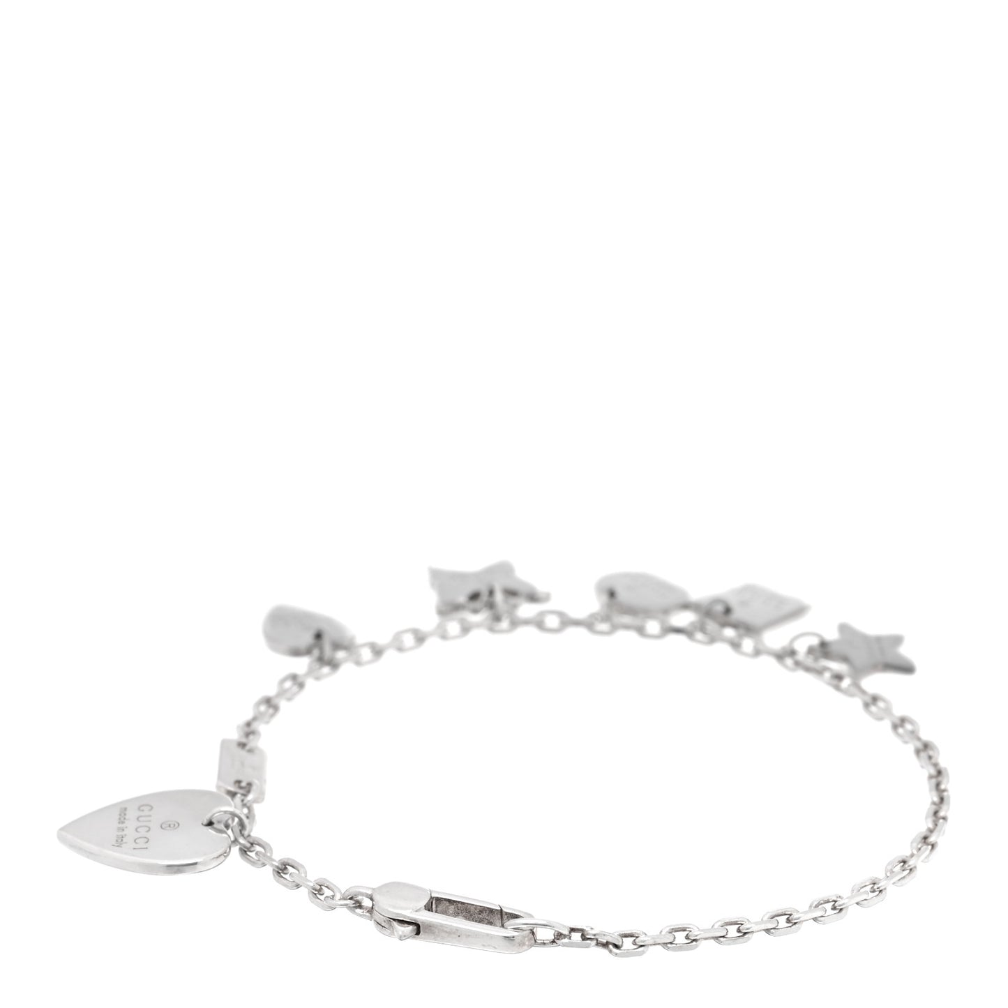 Sterling Silver Trademark Charm Bracelet