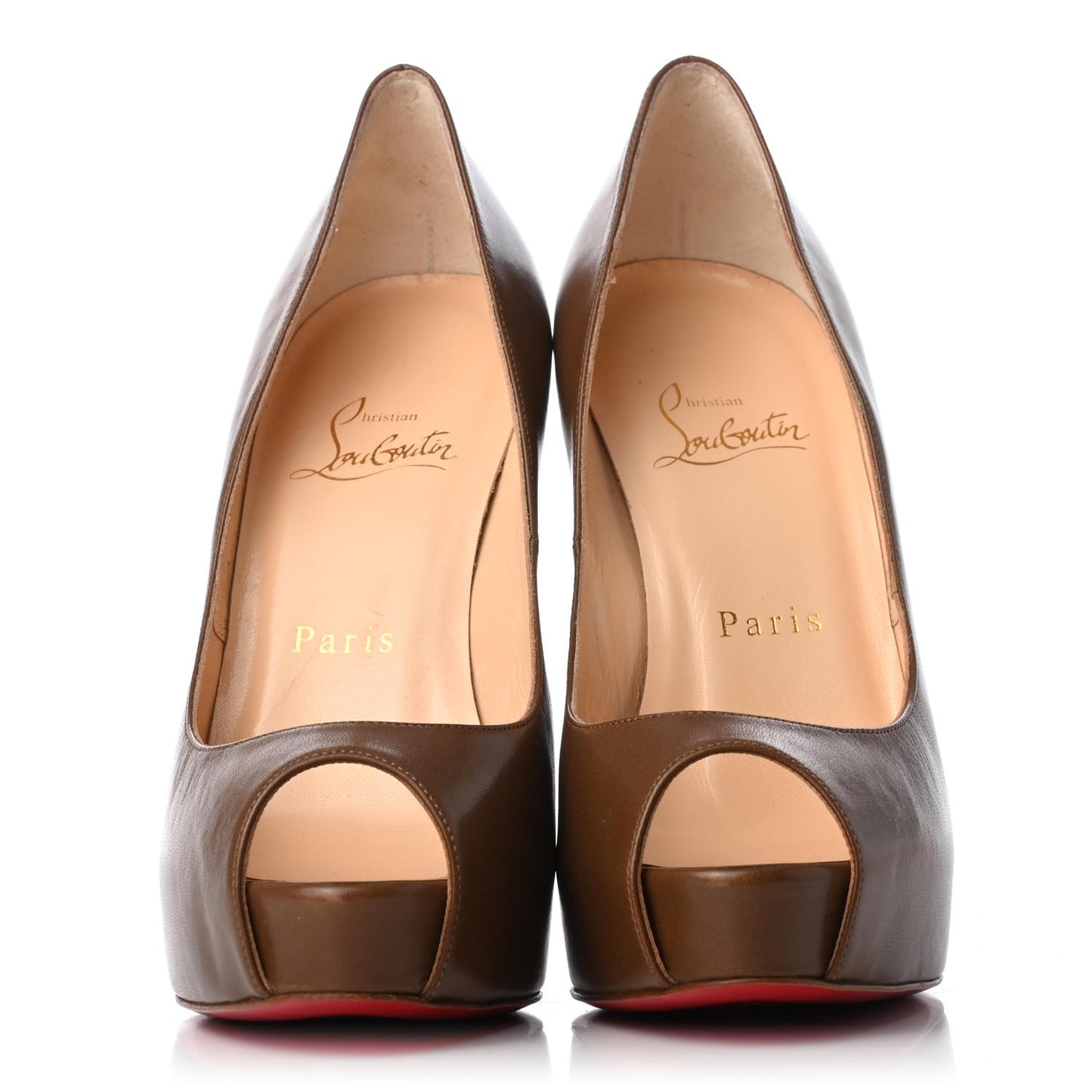 Nappa Very Prive 120 Pumps 36.5 Brown