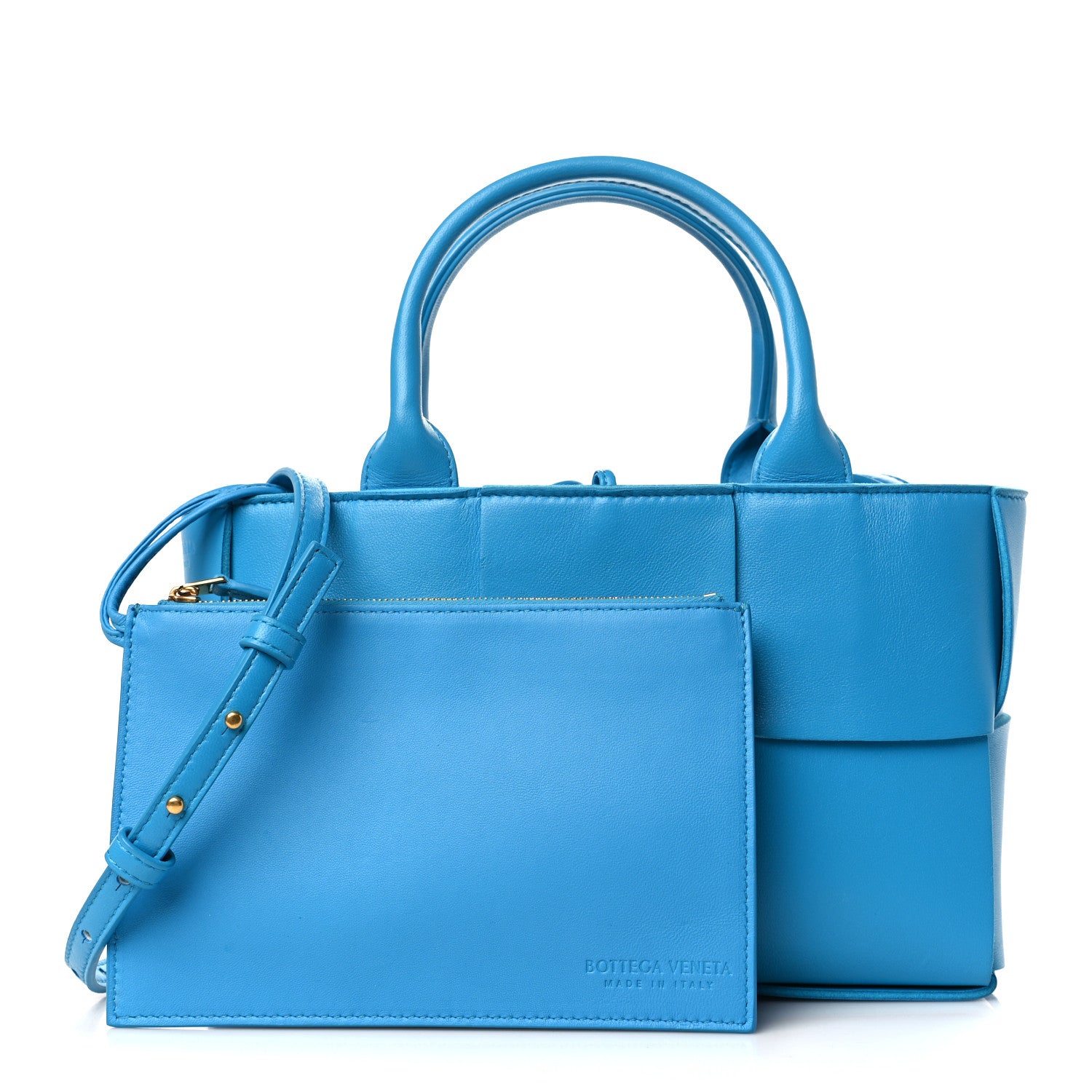 Bottega Veneta Nappa Maxi Intreccio Mini Arco Tote Pool 1 of 9