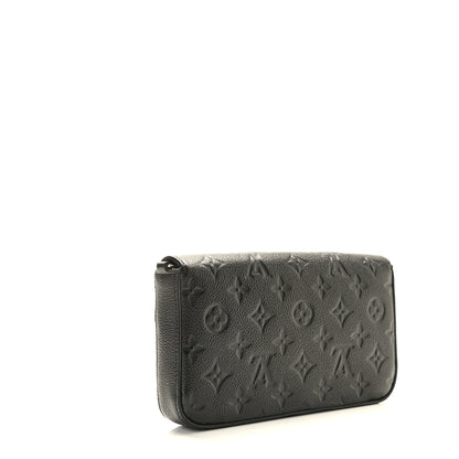 Louis Vuitton Empreinte Pochette Felicie Chain Wallet Black 4 of 10