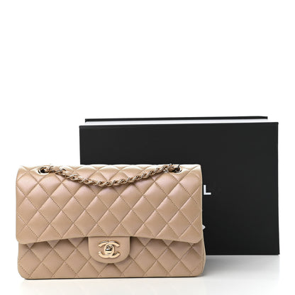 Chanel Iridescent Caviar Quilted Medium Double Flap Dark Beige 11 of 11
