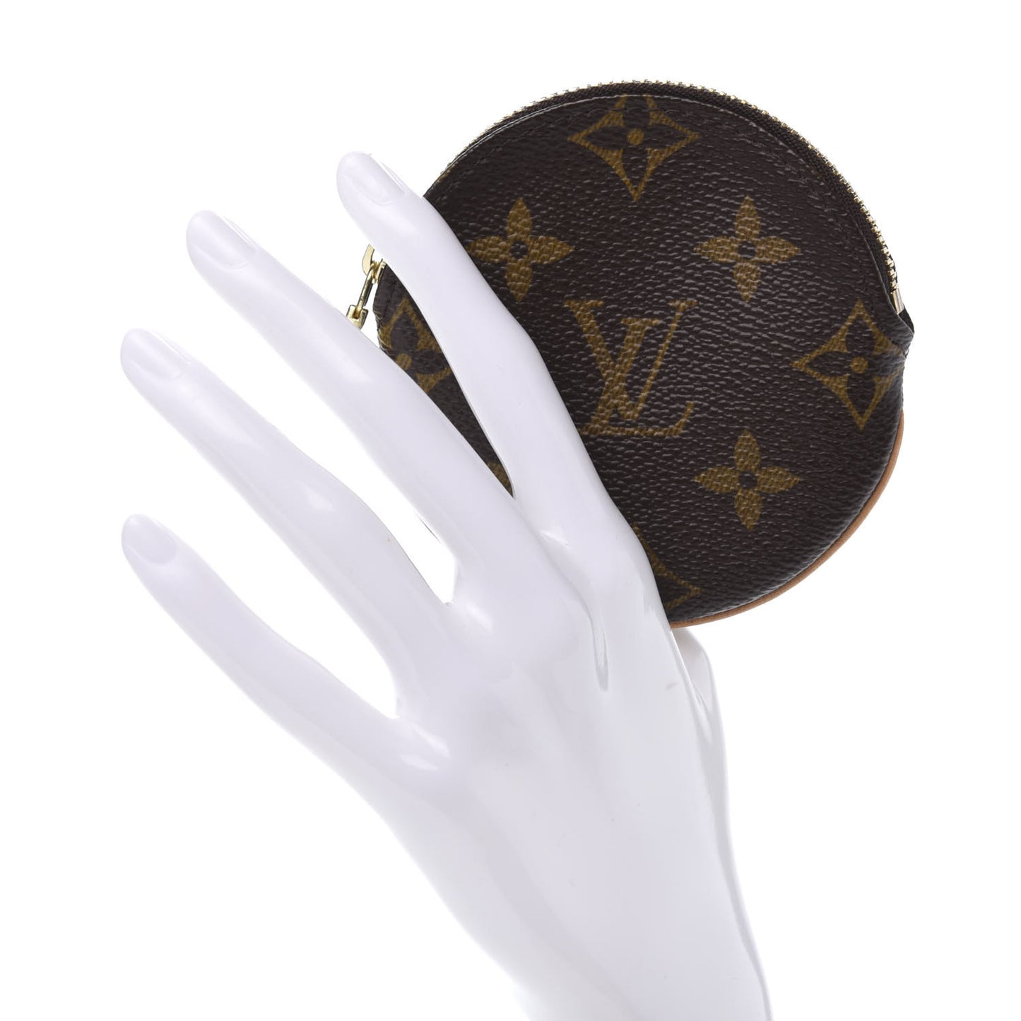 Monogram Round Coin Purse