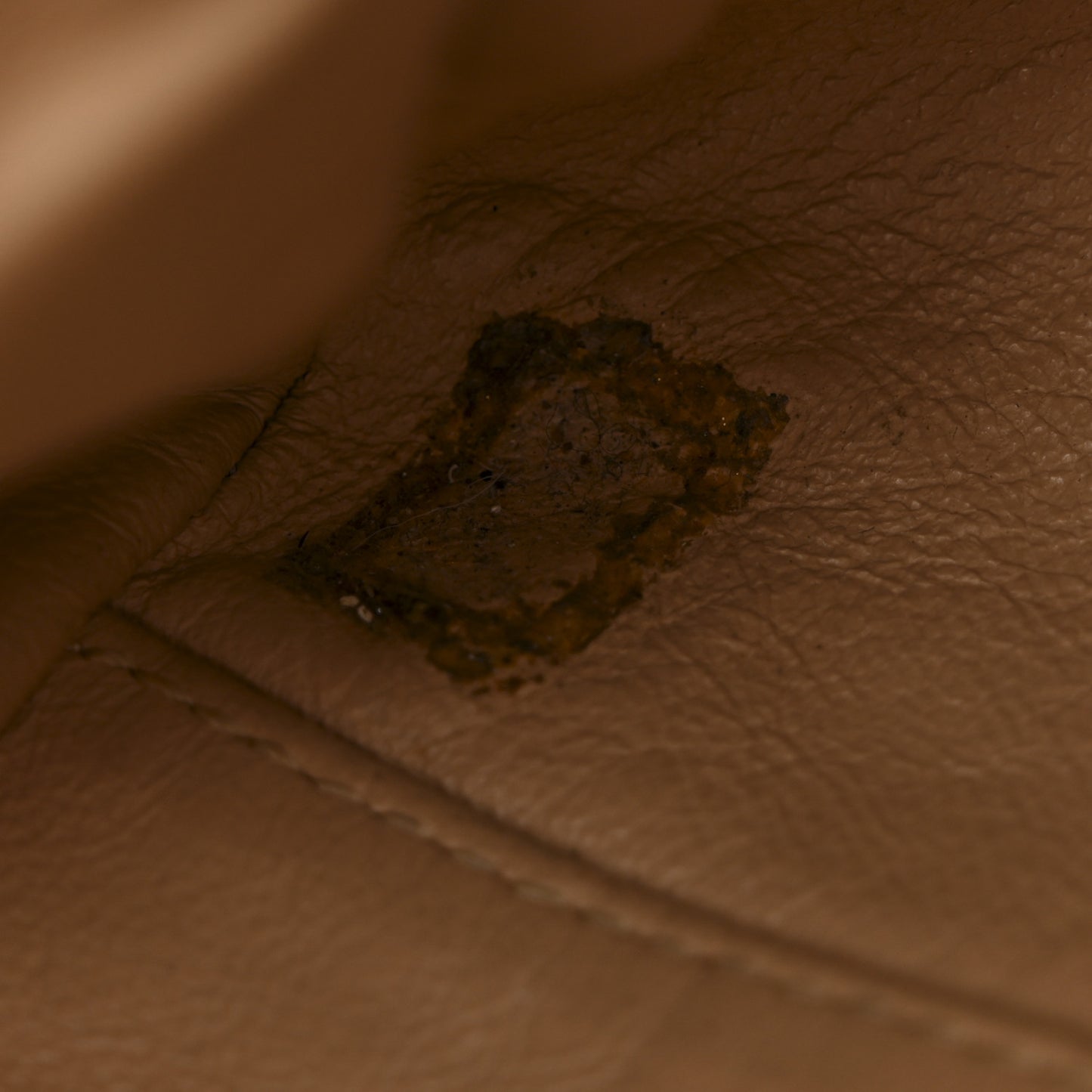 Metallic Deerskin Luxe Ligne Flap  Silver