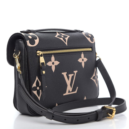 Louis Vuitton Empreinte Monogram Giant Pochette Metis Black Beige 3 of 8