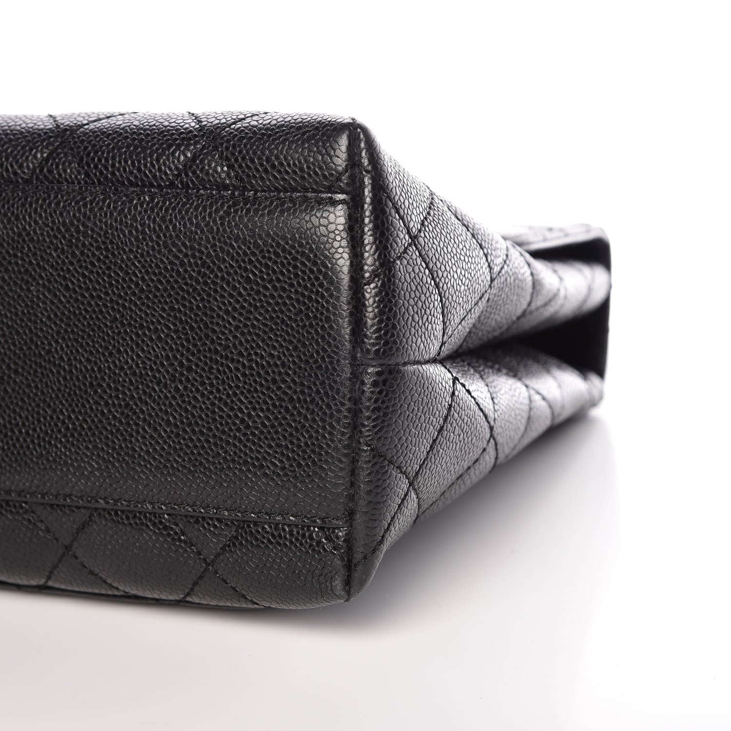 Chanel Caviar Quilted Jumbo Kelly Flap Black 9 of 9
