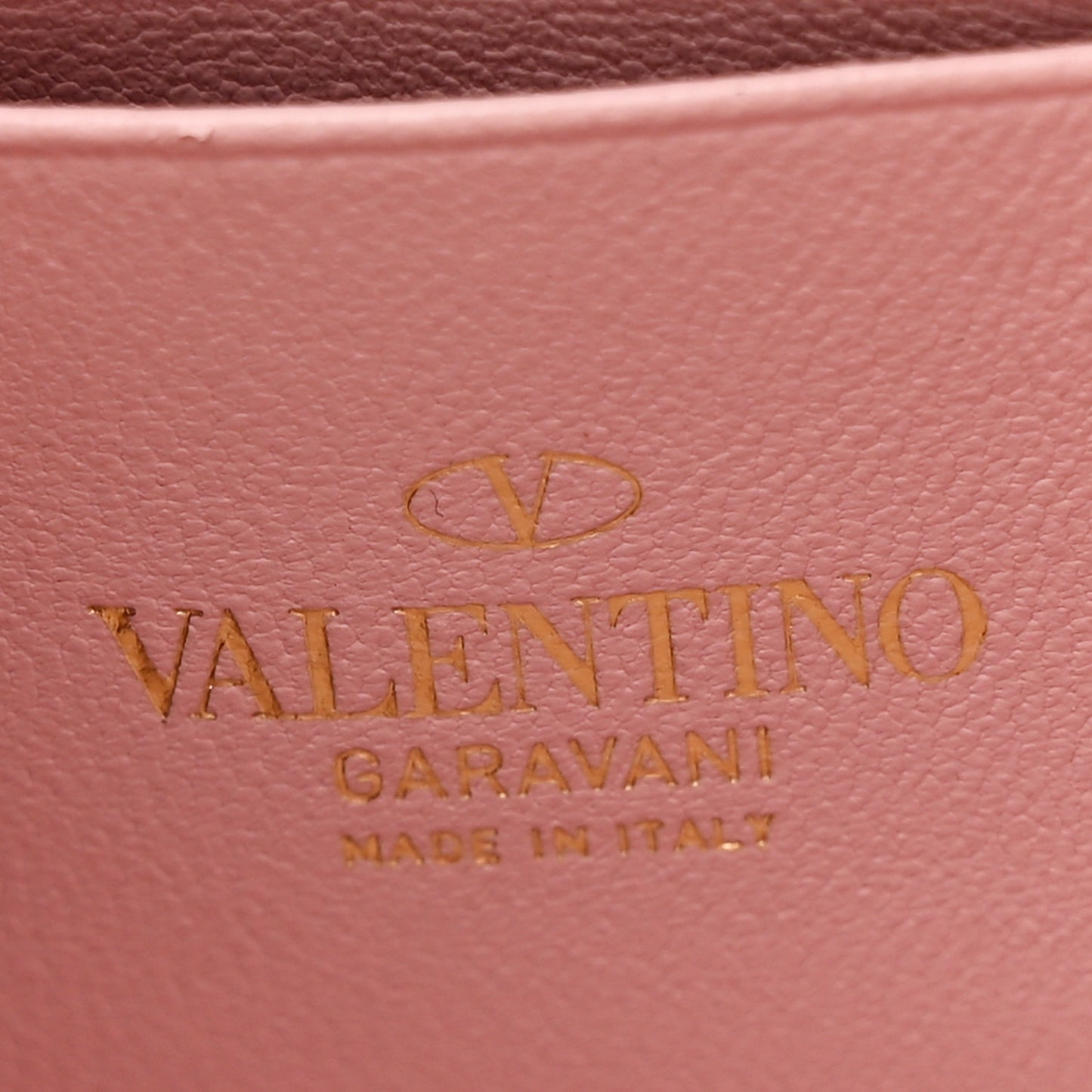 Calfskin VLogo Walk Mini Shoulder Bag Rose Quartz