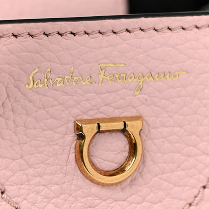 Salvatore Ferragamo Tumbled Calfskin Gancini Mini Bag Pink 9 of 10