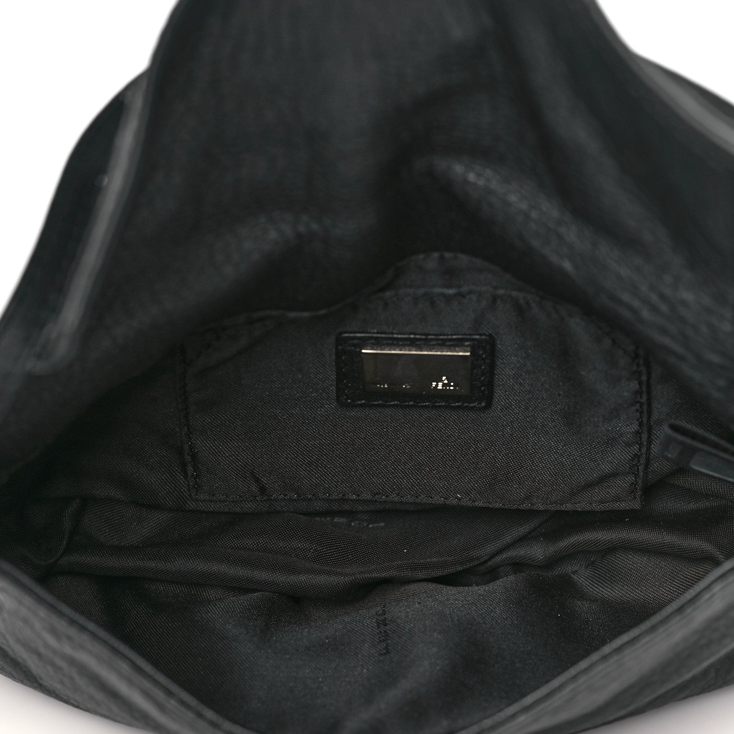 Fendi Nappa Elefante Mini Mama Baguette Black 5 of 9