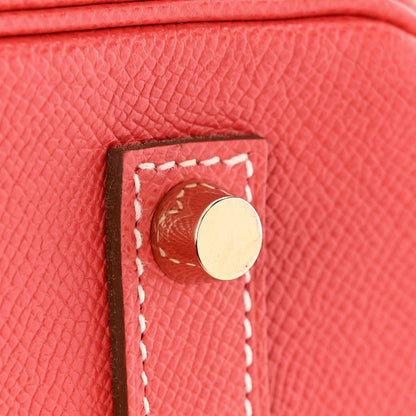 Hermes Epsom Candy Birkin 35 Rose Jaipur Gold 13 of 14
