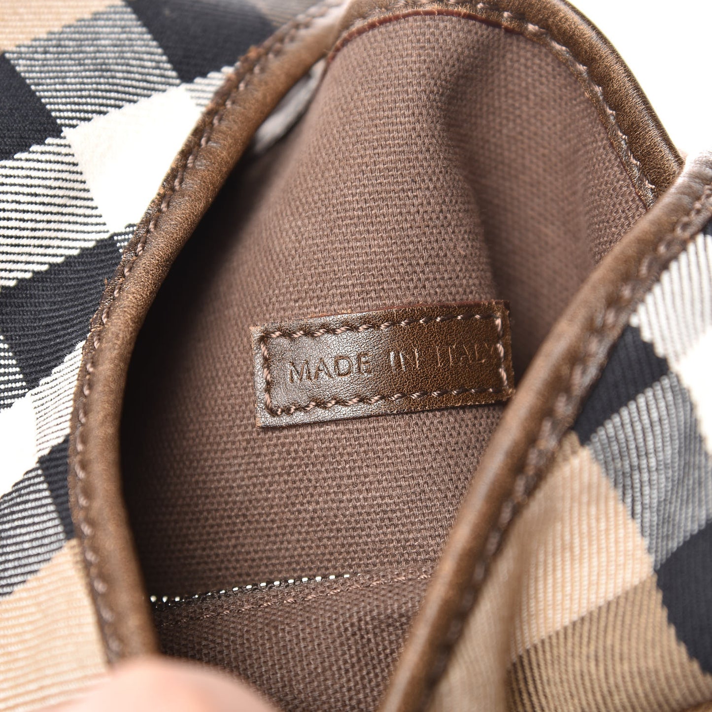 House Check Brook Hobo Brown