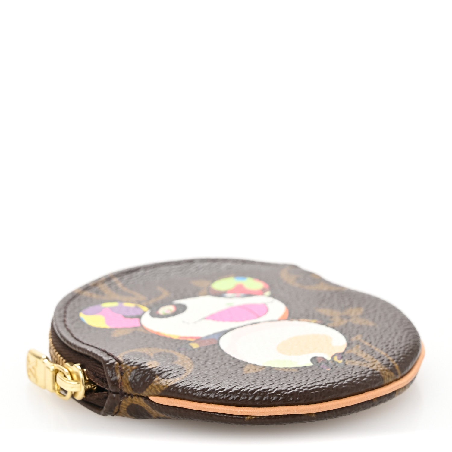 Louis Vuitton Monogram Panda Round Coin Purse 4 of 8