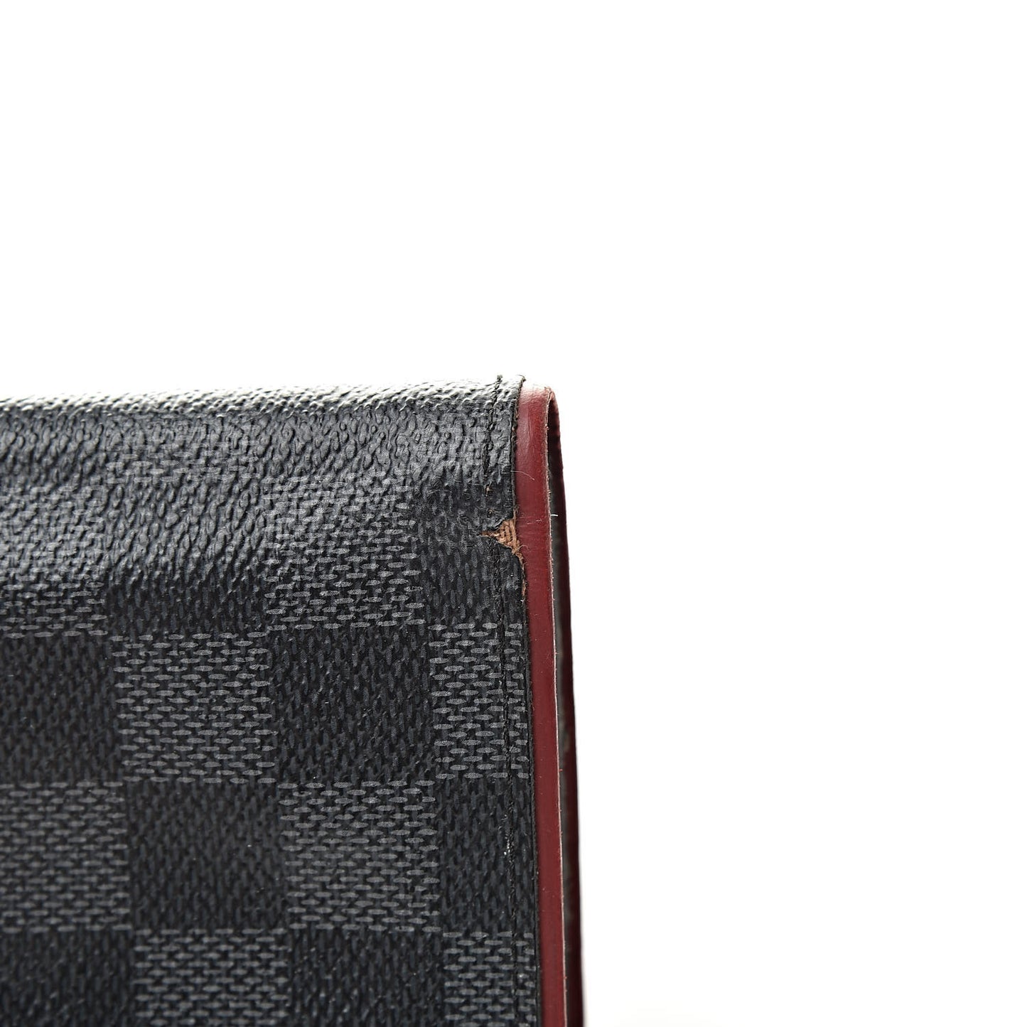 Damier Graphite Brazza Wallet Bordeaux