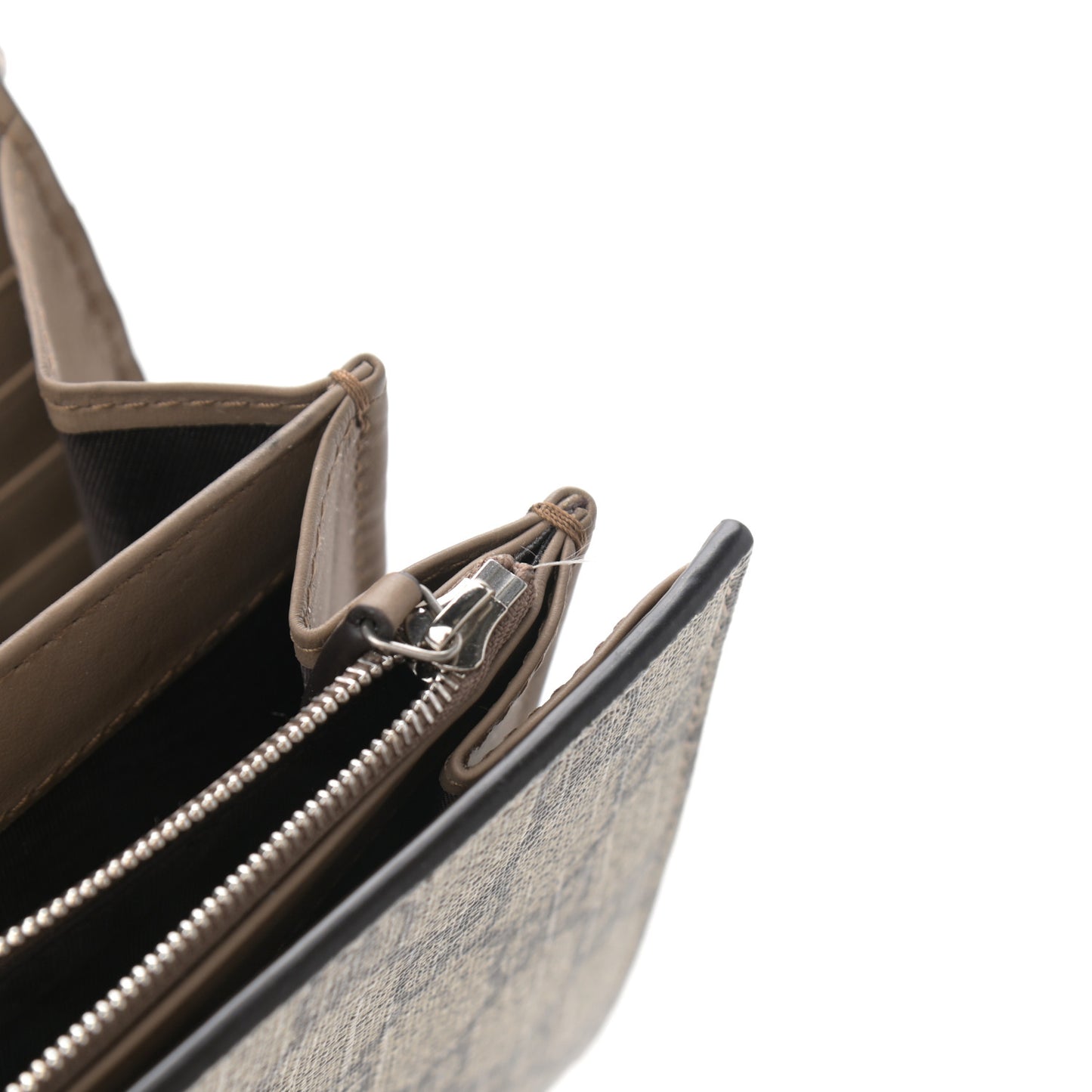 GG Supreme Monogram Mini Dionysus Chain Wallet Beige Taupe