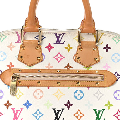 Louis Vuitton Monogram Multicolor Alma White 8 of 12