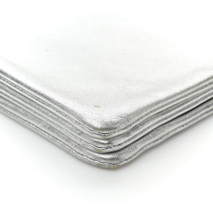 Celine Metallic Lambskin Large Trio Crossbody Bag Silver 12 of 17