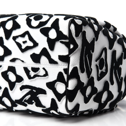 Louis Vuitton X UF Tufted Monogram Speedy Bandouliere 25 White Black 7 of 10
