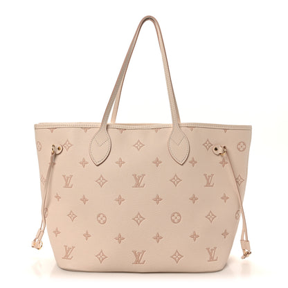 Louis Vuitton Monogram Debossed Neverfull MM Eden 1 of 10
