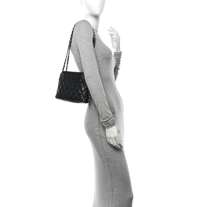 Chanel Lambskin Quilted Shoulder Bag Black 2 of 14