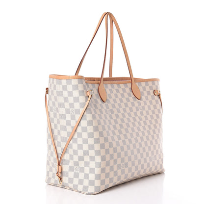 Louis Vuitton Damier Azur Neo Neverfull GM Rose Ballerine 4 of 18