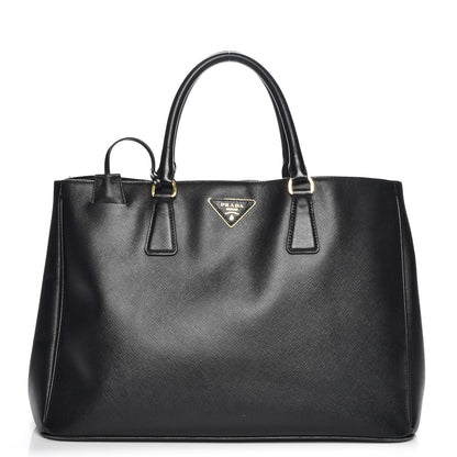 Prada Saffiano Lux Large Tote Black 1 of 11