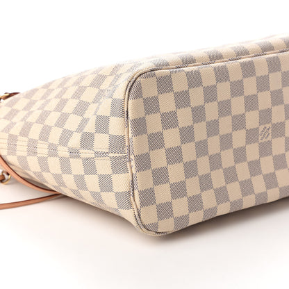 Louis Vuitton Damier Azur Neo Neverfull MM Rose Ballerine 6 of 11
