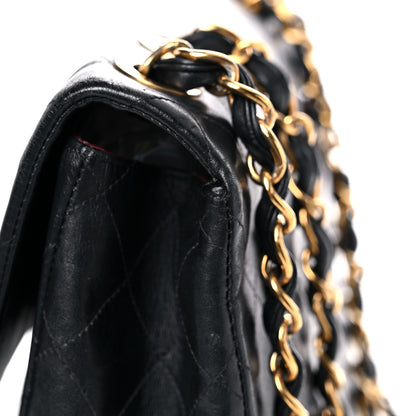Chanel Lambskin Quilted XL Jumbo Single Flap Black 29 of 33