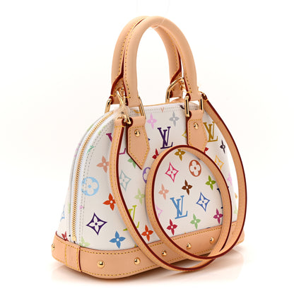 Louis Vuitton LV x TM Monogram Multicolor Alma BB White 3 of 10