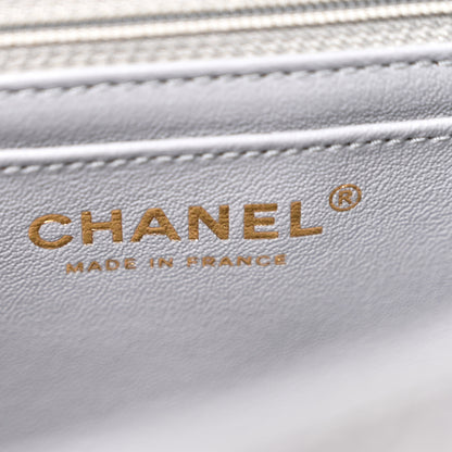 Chanel Aged Calfskin Quilted 2.55 Reissue Mini Flap Grey 6 of 11
