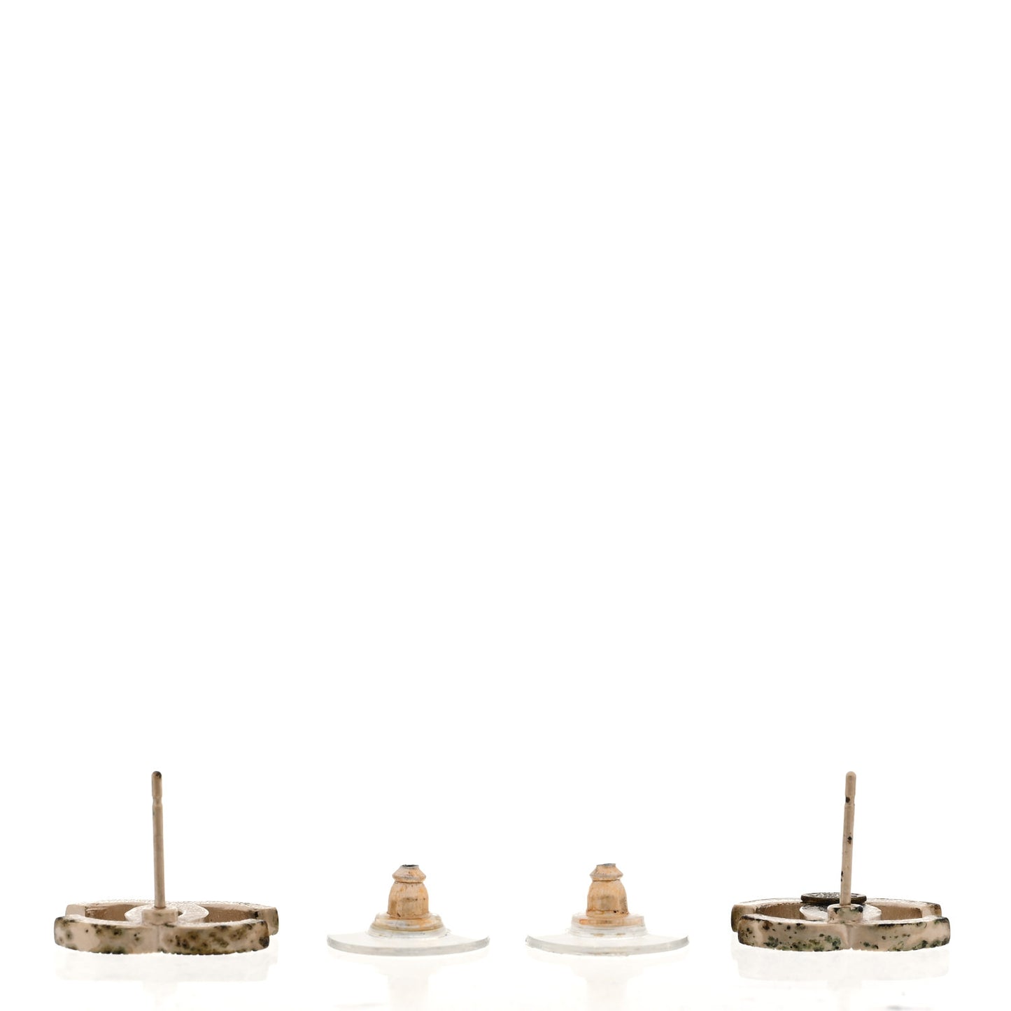 Crystal CC Earrings Gold