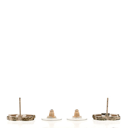 Chanel Crystal CC Earrings Gold 3 of 5