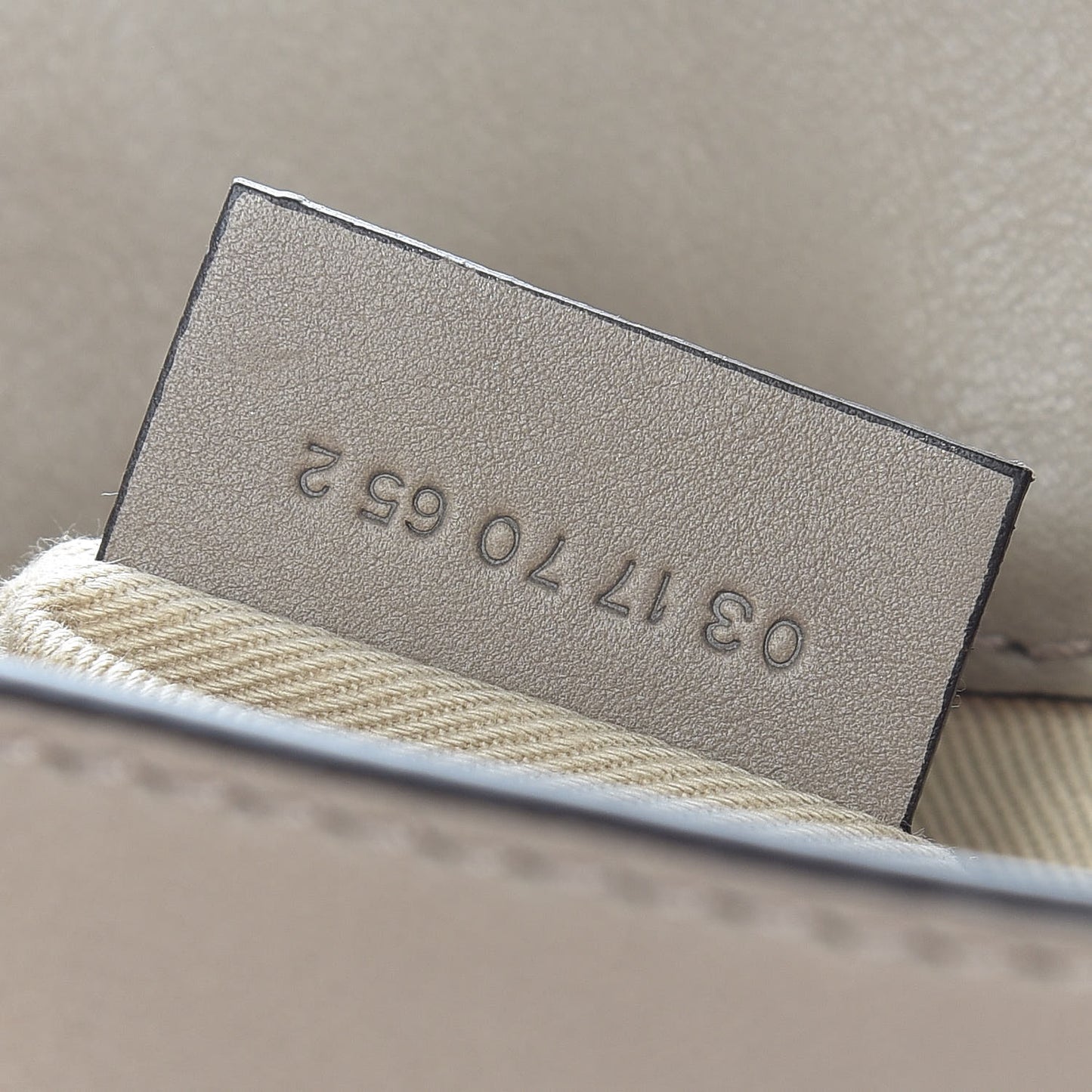 Suede Calfskin Small Faye Backpack Motty Grey